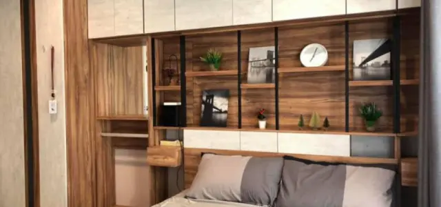 ขายPlum Condo Ramkhamhaeng Station แต่งห้องเหมือนอยู่เองเฟอร์นิเจอร์พร้อม หิ้วกระเป๋าเข้าอยู่ได้เลย images