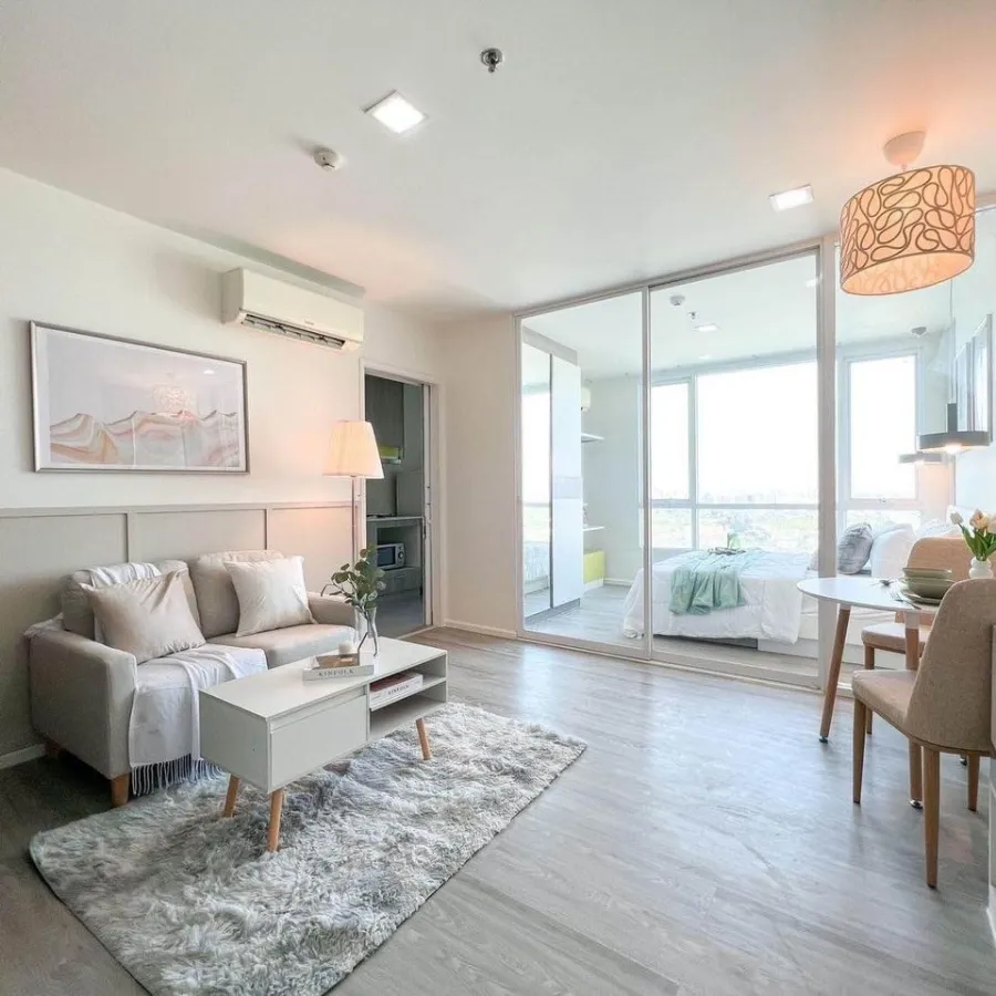 Sell Grene Chaengwattana, beautiful room, modern style Fully built-in, great view, you won't be disappointed after booking.