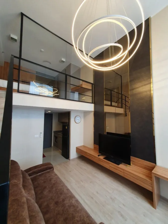ขาย คอนโด Ideo New Rama 9 ห้อง Duplex ตกแต่งเรียบร้อย พร้อมเข้าอยู่ได้เลย รีบมาจองกันได้แล้ววันนี้