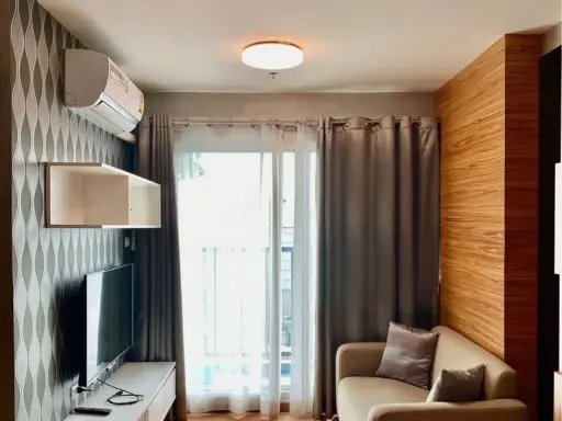 The Trust Condo Ngamwongwan for rent, ready to move in, fully equipped with amenities. Reserve today, don't miss out!