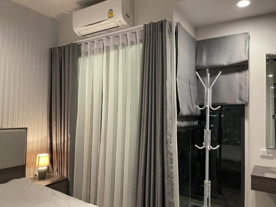 ให้เช่า คอนโดไอดีโอ รัชดา-สุทธิสาร ห้องพร้อมอยู่ ตกแต่งโทนสีเทา-ขาว ได้ความสูงชั้น 14 ทิศเหนือ