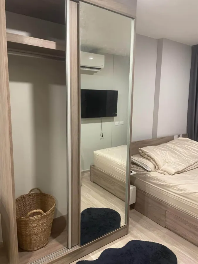 Plum Condo Sukhumvit 97.1 for rent. Nice room, fully furnished with appliances. Just bring your suitcase and move in! Don't miss out!