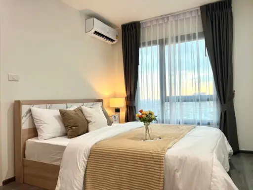 For rent, Rich Park Triple Station, unblocked view, 29th floor, complete amenities, hurry and reserve now.