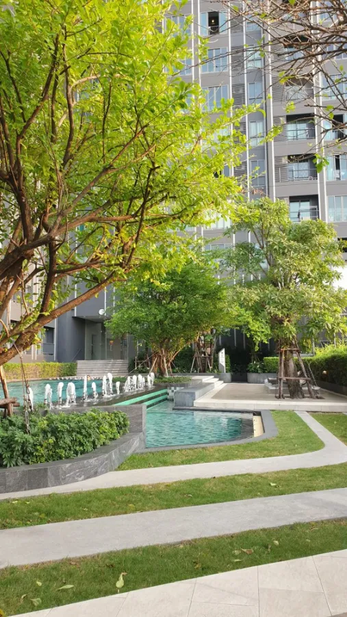 Condo for sale, Ideo Mobi Sukhumvit Eastgate, 28th floor, beautiful river view, ready to move in, convenient to travel, don't wait!!