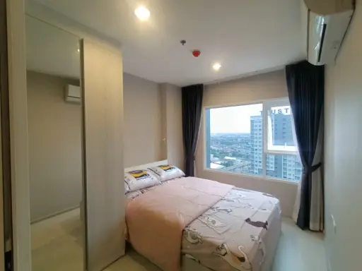ให้เช่า ASPIRE Erawan ห้องน่าอยู่ มาพร้อมเฟอร์นิเจอร์ครบครัน เห็นวิวสวยจากชั้นสูง รีบจองเลย