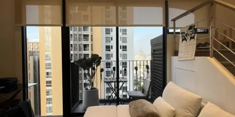 ขาย ให้เช่า Ideo Mobi Asoke คอนโดหรู ห้อง DUPLEX ตกแต่งสไตล์โมเดิร์น สวยน่าอยู่ พลาดแล้ว