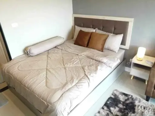 Condo for rent, Casa France at ABAC Bangna, nice room, complete in one place, not expensive, hurry and reserve now.