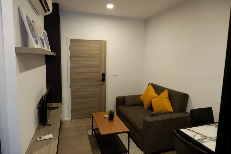 For rent: Notting Hill Sukhumvit 105, fully furnished. Separate the kitchen into sections. Don't just look and reserve now.