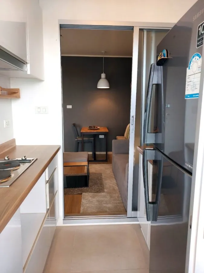 Condo for rent, U Delight 3 Prachachuen-Bang Sue. Room decorated with wallpaper, city view, good price like this. Hurry and reserve now.