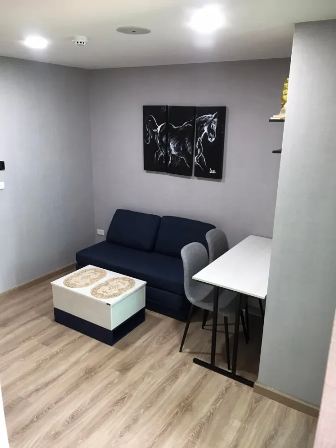 For rent, The Cube Loft Ladprao 107, nice room, fully furnished and electrical appliances. Well, this must be reserved.