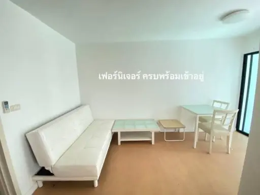 For rent: I Condo Sukhumvit 105, 1 bedroom, 1 bathroom, decorated in white tones. Ready to carry your bags and move in. images