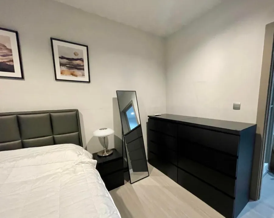 Condo for rent Life Asoke-Rama 9, nice decorated room Good electrical appliances Tell me don't miss it