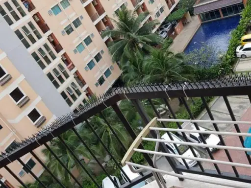 express!! For rent, Supalai City Home Srinakarin, 1 bedroom, 1 bath, corner room, pool view, fully furnished, ready, don't wait!