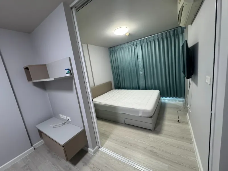 ให้เช่า D Condo รามคำแหง พร้อมเข้าอยู่ ชั้น 3 วิว สระว่ายน้ำ ห้องรับแดดยามเช้า มีเครื่องซักผ้าในตัว
