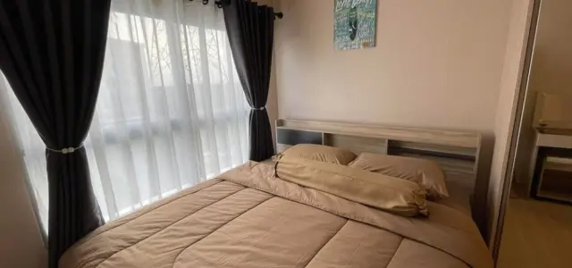 Plum Condo Rangsit Fresh ให้เช่า ชั้น 4 วิวนอก ติดวอลเปเปอร์ทั้งห้อง พร้อมที่นอนอย่างดี รีบจองเลย images