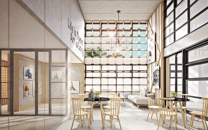 ให้เช่า The Cube Loft Ladprao 107 ชั้น 2 ห้องตกแต่งเรียบง่าย สะอาด สบายตา สนใจจองเลยจ้า