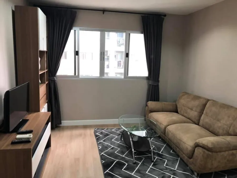 Condo for rent, Lumpini Mega City Bangna, fully furnished, ready to drag your bags, urgent.