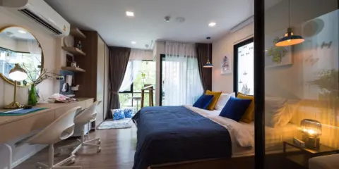 ให้เช่า Kave Town Shift ตกแต่งสวย หรูหราเกินราคามาก แถมได้วิวสวนร่มรื่นสบายตาสุดๆ ไม่จองไม่ได้น้า