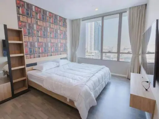 ให้เช่า คอนโดหรู 333 Riverside ชั้น 9 city view ราคานี้คุ้มสุดๆ ผนังติดวอลแจ่มมากก สนใจรีบเลย