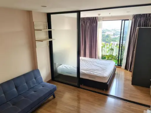 Sale The Tree Interchange, beautiful room, Chao Phraya River view. complete electrical appliances Ready to move in, book now