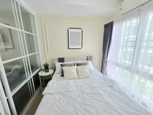For sale/rent: The Log 3 Sukhumvit 101/1. Nice unit, low floor, fully furnished. Book now!