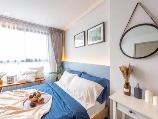 For rent, Ideo Sukhumvit 93, very nice looking room, fully furnished, ready to move in. private garden view with affordable prices, book now