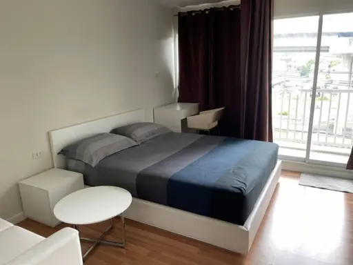 For rent, V Condo, Studio, 1 bathroom, fully furnished, ready to move in, don't wait, hurry up