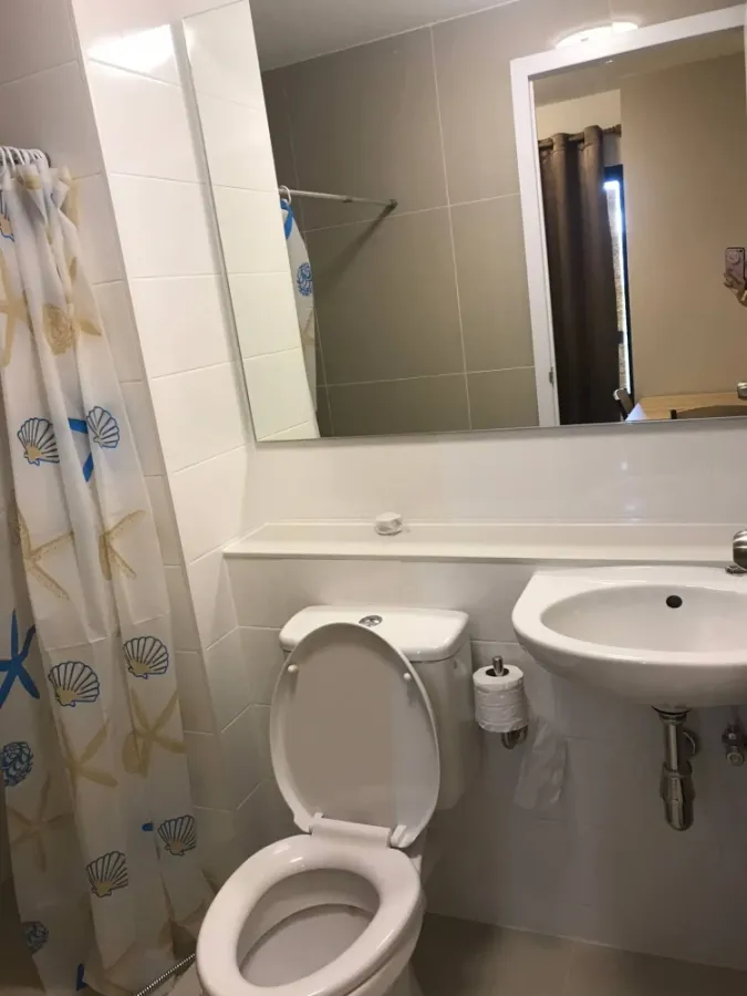 For sale or rent: Plum Condo Chaengwattana Station, 5th floor, fully furnished, ready to move in. Book now!