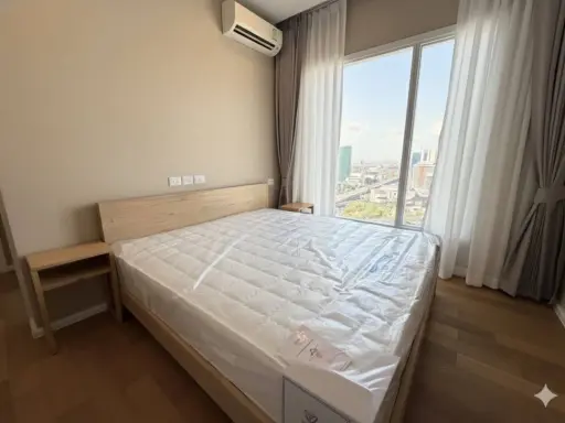 ให้เช่า The Saint Residences ห้องชั้นสูง (ชั้น 28) ทิศเหนือ เครื่องใช้ไฟฟ้ากับเฟอร์นิเจอร์ครบครัน ใช้ของดี