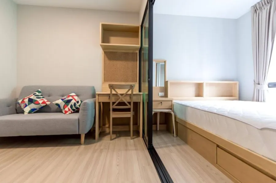 ให้เช่า Plum Condo Mix Chaengwattana ห้องน่าอยู่มากก เฟอร์บิวท์อินทั้งห้อง จองแล้วไม่ผิดหวังแน่นอน