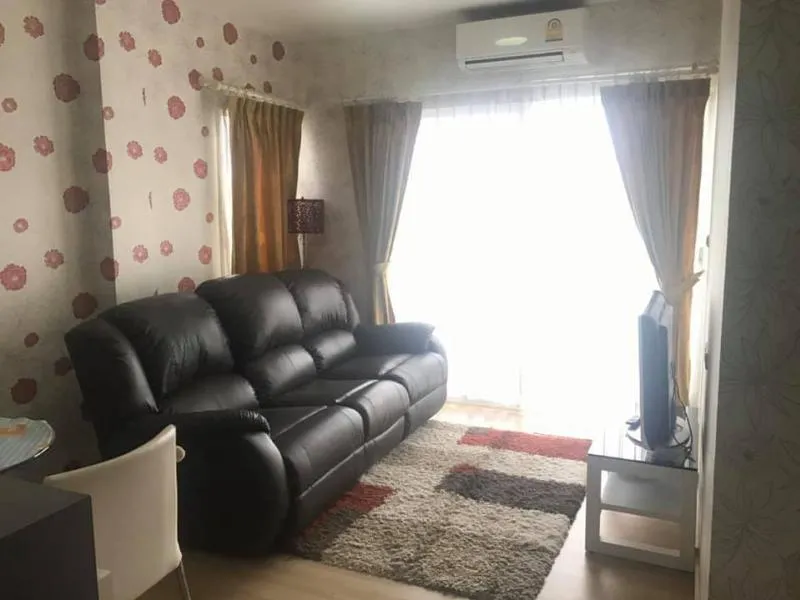 Condo for sale, The Kitt Chaengwattana, Building C, corner room with the most private, fully furnished, can't miss