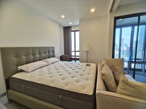 Condo for rent, Ashton Chula-Silom, 30th floor, fully furnished, beautiful view, hurry up to reserve.