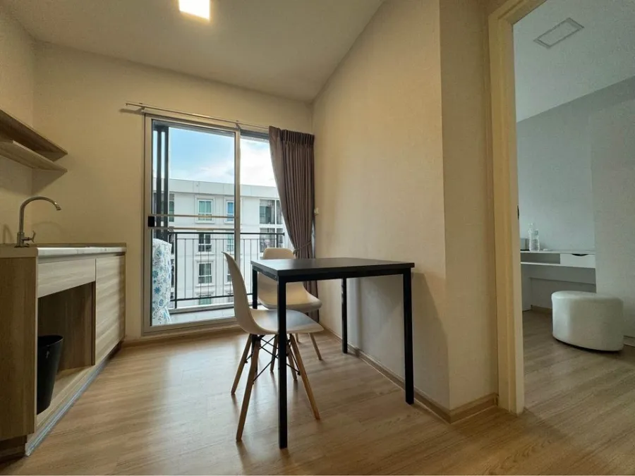 For sale, for rent, Plum Condo Chaengwattana, fully furnished + electrical appliances, just bring your bags and come!