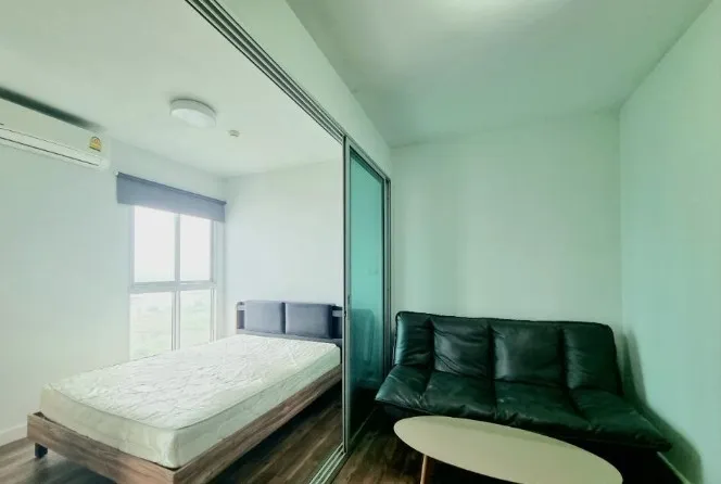 ให้เช่า A Space Me Bangna 1 ห้องนอน 1 ห้องน้ำ เฟอร์ครบ แถมเครื่องซักผ้าในตัว จองเลย