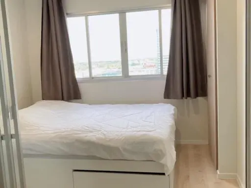 Condo for sale Lumpini Mega City Bangna, furnished + appliances ready. Just drag your bags, don't miss out.