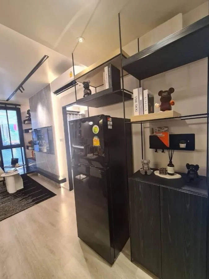For sale, Quintara My Jane Ratchada - Huai Khwang, a nice room, a wide balcony, with a built-in kitchen, book now, don't delay.