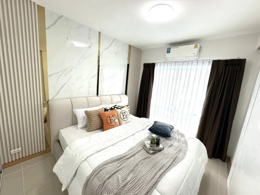 ขาย A Space Sukhumvit 77 ห้องพร้อมอยู่ เฟอร์พร้อม กว้างขวางอยู่สบาย จองเลย