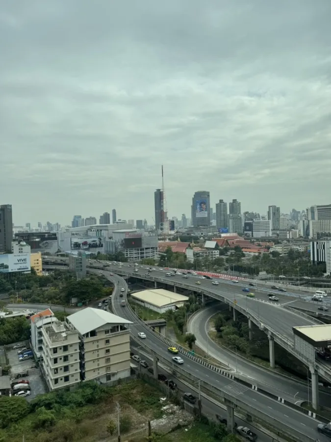 For rent!! Condo Ideo Rama 9 - Asoke, 17th floor, Building B, fully furnished. Ready to move in, don't miss it!!