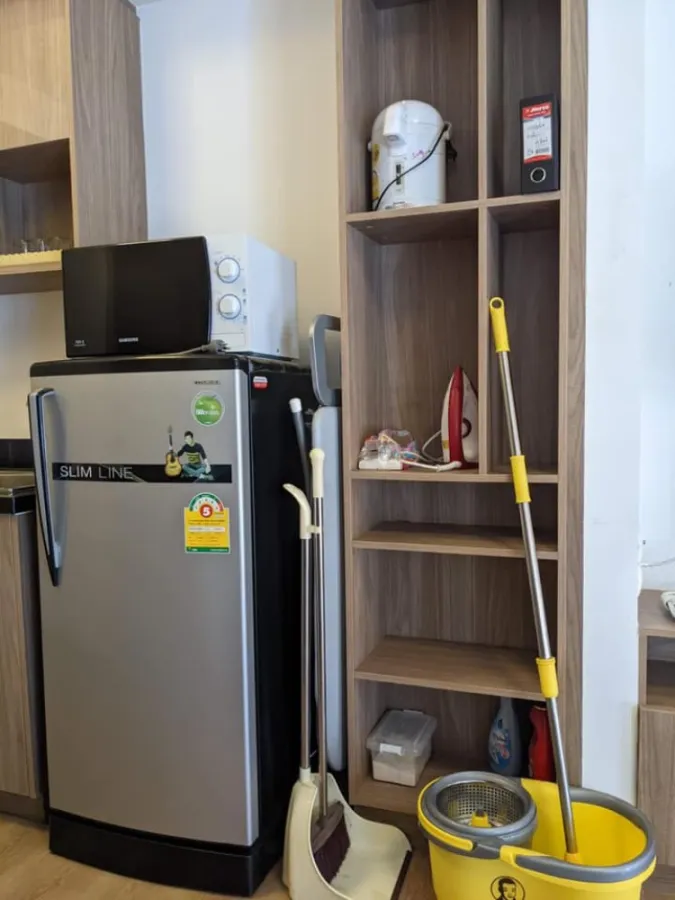 Condo for rent, Chapter One The Campus Kaset, Building A, fully furnished, electrical appliances You can just come in.