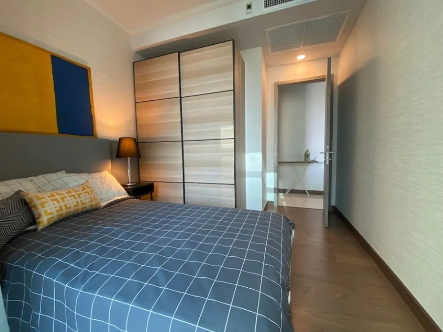 Condo for rent, Supalai Oriental, Sukhumvit 39, corner room, 2 bedrooms, 2 bathrooms, pool view, ready to move in, book now!
