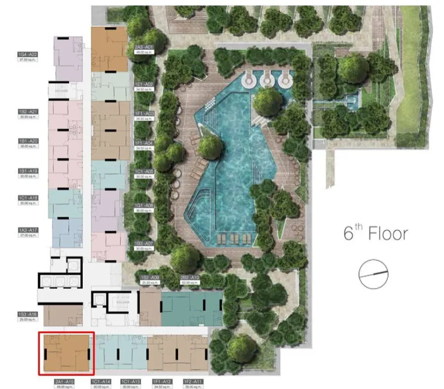 ขาย ให้เช่า The Parkland Phetkasem 56 ชั้น 31 ชั้นสูง วิวดี จองเลย ห้ามพลาด