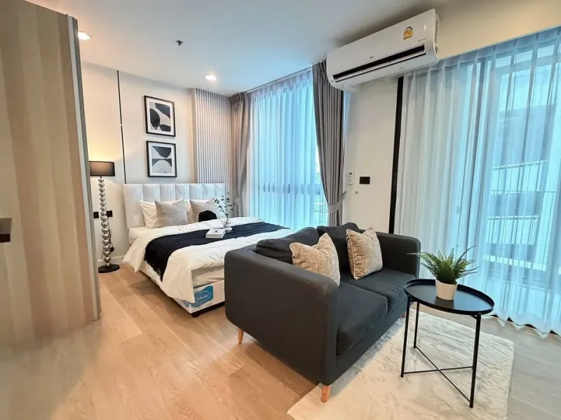 ขาย ไอดีโอ รัชดา ห้วยขวาง ห้องสตูดิโอ ตกแต่งสวยปังอลังเวอร์ บอกเลยว่าต้องจอง