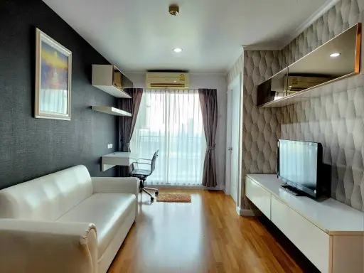 ขาย ให้เช่า Lumpini Park Riverside - Rama 3 ห้องแต่งสวย ติดวอลเปเปอร์อย่างดี เห็นวิวแม่น้ำ จองด่วน images