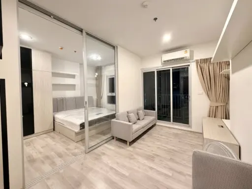 For rent: Niche Mono Ramkhamhaeng, Building A, 10th floor. Fully furnished and ready to move in.