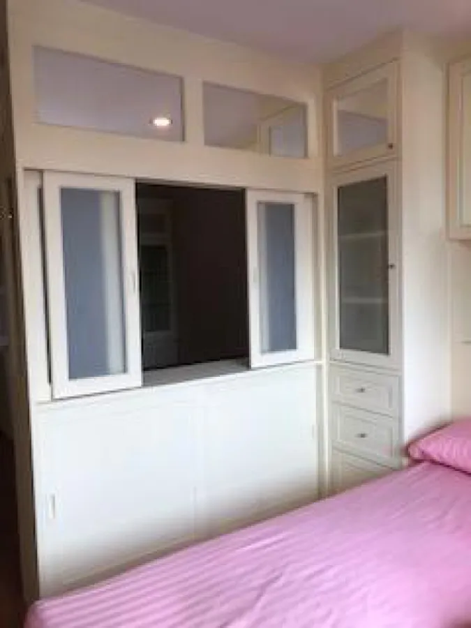 ให้เช่า!! คอนโด ลุมพินี วิลล์ พหล-สุทธิสาร ชั้น12 ตึกA ชั้น12 Built-in ใหม่ Fully Fernished จองเลย!!