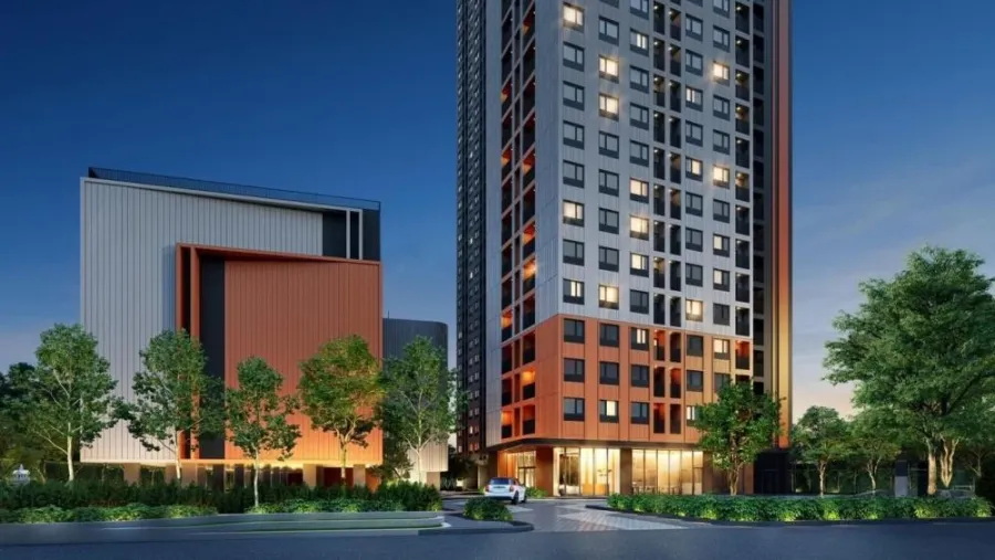 ปล่อยเช่าคอนโด The Origin Sukhumvit-Praksa ห้องเปล่า ชั้น 11 วิวสระว่ายน้ำ ราคาอย่างโดน มาจองเลย