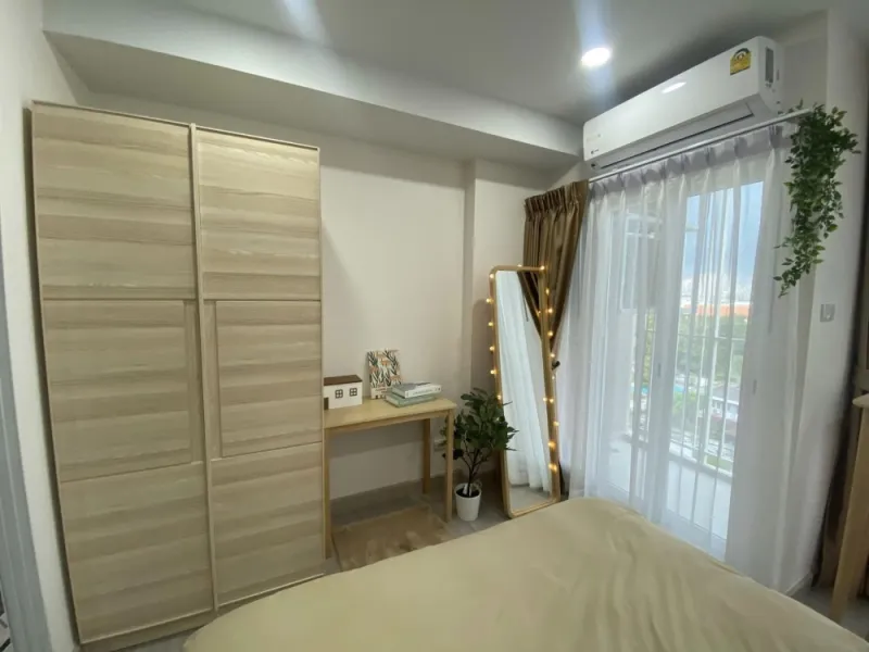 ให้เช่า ศุภาลัย ซิตี้ รีสอร์ท จรัญฯ 91 ชั้น 7 กั้นห้องเป็นสัดส่วน ห้องสวย แต่งครบ น่าอยู่ จองเลยจ้า