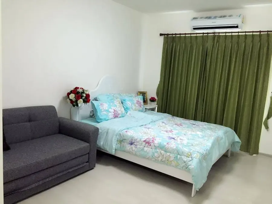 For rent Aspire Ladprao 113 perfectly decorated. with good furniture sofa bed Book in advance