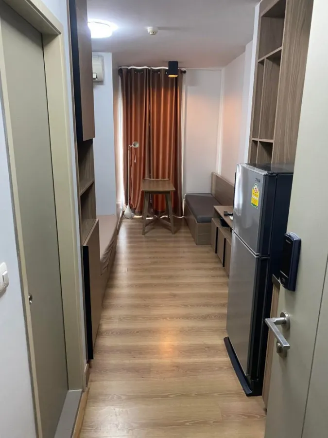 For rent Chapter One The Campus Kaset, 3rd floor, new room. Fully equipped with electrical appliances. Book now. Don't be late.