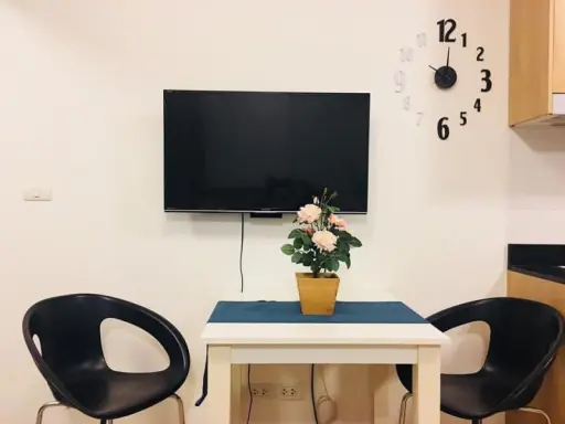 Urgent rent, Ideo Blue Cove Sukhumvit Condo, next to BTS, pool view, fully furnished, ready to move in